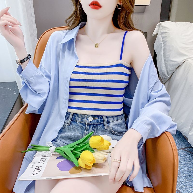 Áo Sơ Mi Tay Dài Dáng Rộng Phong Cách Hàn Quốc Thời Trang Mùa Hè Cho Nữ