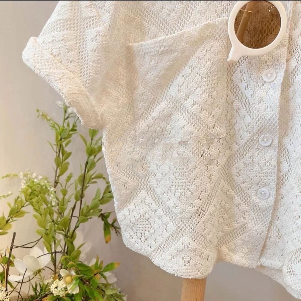 Bộ Áo Sơ Mi Tay Ngắn Và Quần Lửng Thời Trang Mùa Hè 2023 Phong Cách Hàn Quốc Cho Bé Trai