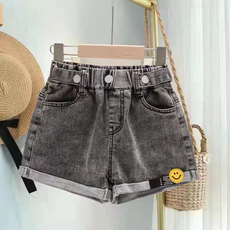 ~ 2023 Quần Short Denim Phong Cách Phương Tây Thời Trang Dễ Phối Đồ Phong Cách Mới Hợp Xu Hướng Cho Nữ