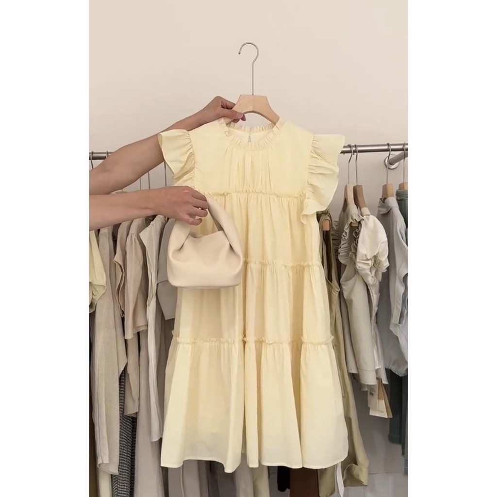 Đầm Búp Bê Tay Bay Phong Cách Nhật Bản Thời Trang Mùa Hè Mới Cho Nữ