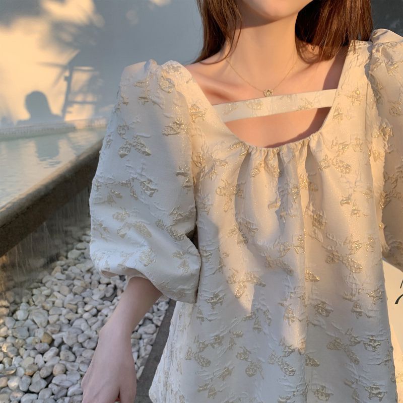 Đầm Công Chúa Dáng Rộng Tay Phồng Phong Cách Thời Trang Mới Mùa Hè Cho Nữ