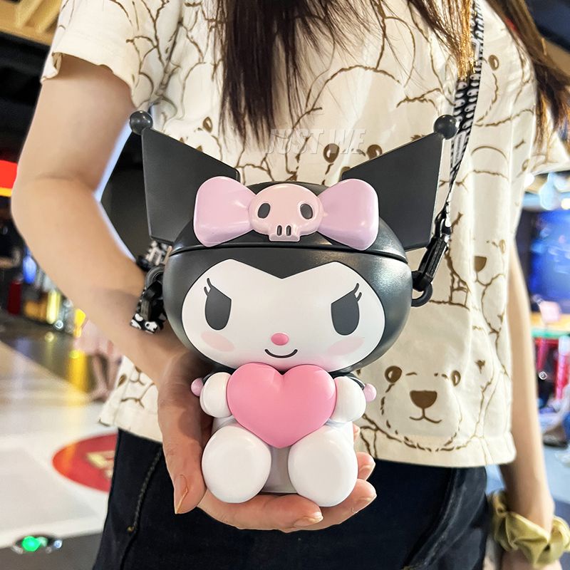 Bình Nước Hình Kuromi Hoạt Hình Dễ Thương
