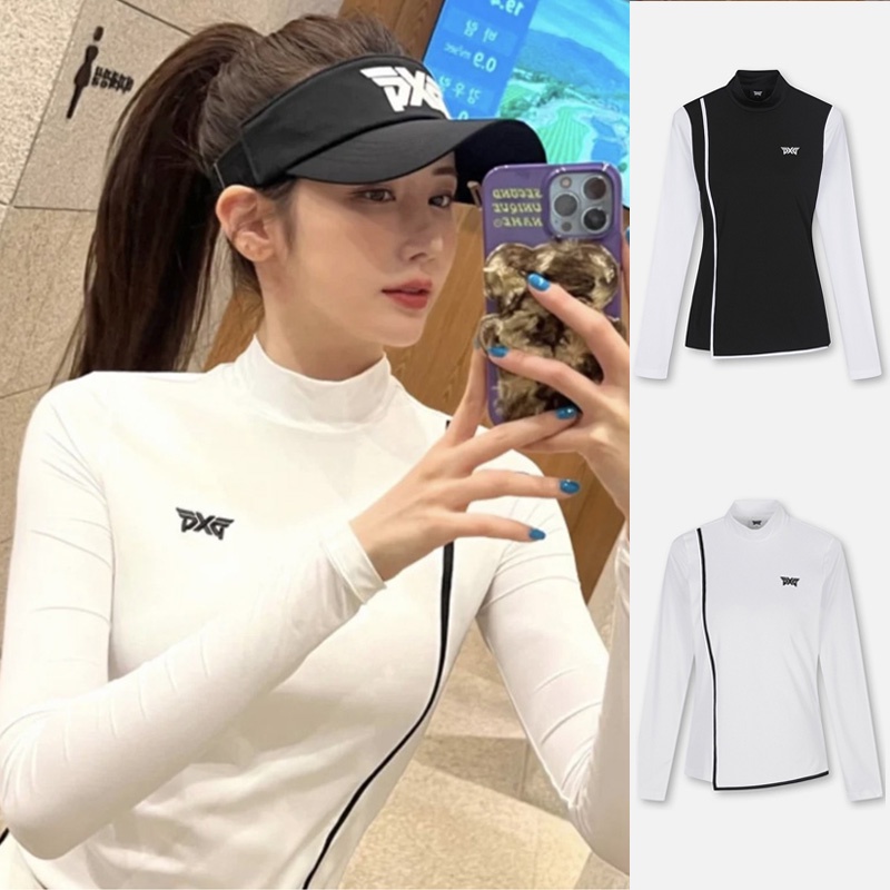 Áo Thun Đánh Golf Tay Dài Dáng Ôm Thoáng Khí Nhanh Khô Thời Trang Xuân Thu Cho Nữ