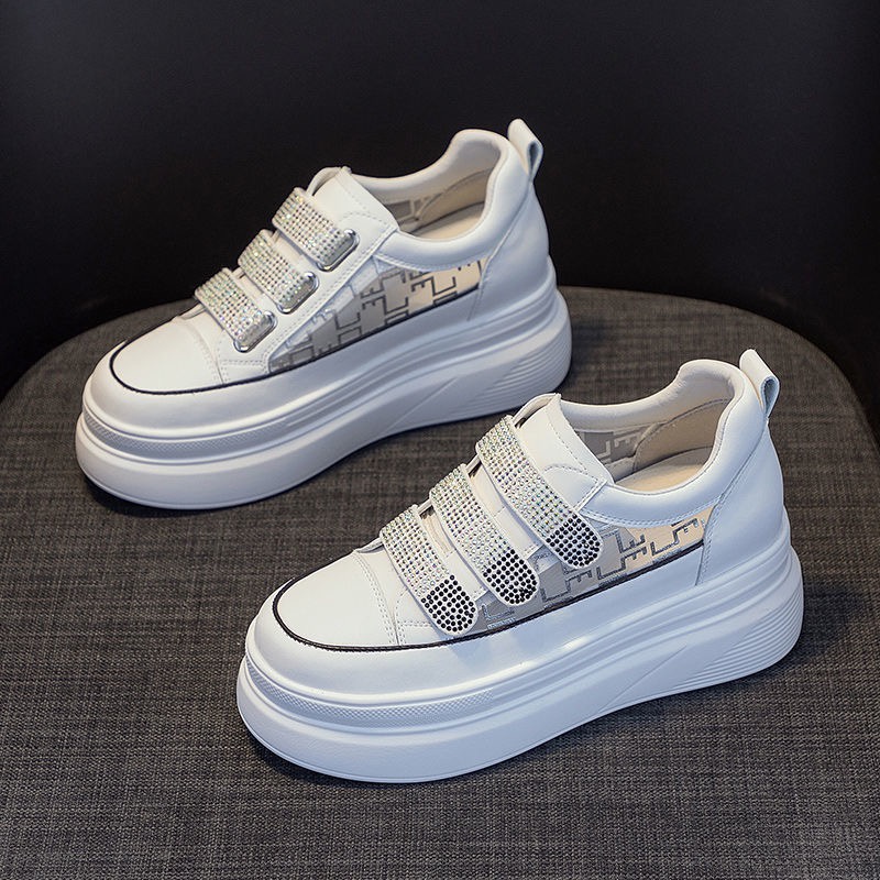 Giày Sneaker Đế Dày 5cm Thoáng Khí Thời Trang Mùa Hè 2023 giày thể thao nữ