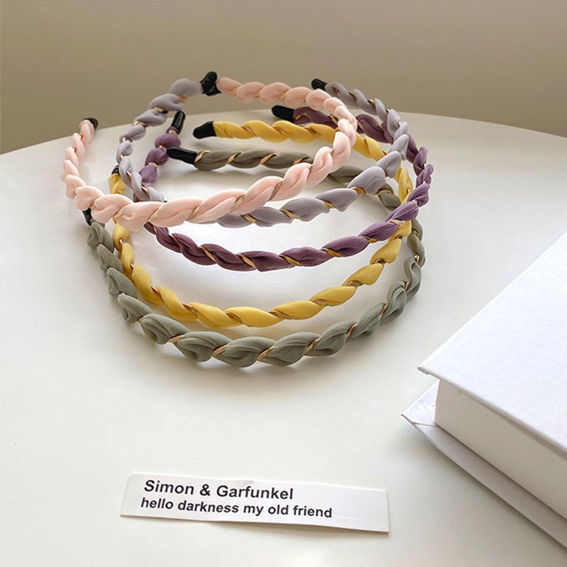 Băng Đô Cài Tóc Dạng Xoắn Phong Cách Thời Trang Đơn Giản