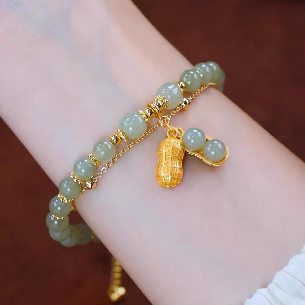 Vòng Tay Mặt Hình Thỏ Năm Mới Thời Trang Cho Nữ