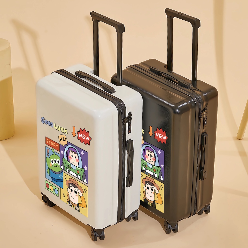 Vali nữ 20 inch hoạt hình hộp đựng xe đẩy nhỏ bền xách tay cho bé trai 24 inch