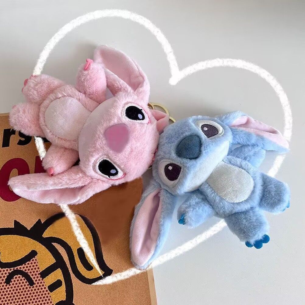 Móc Khóa Búp Bê Nhồi Bông Hình Stitch Dễ Thương