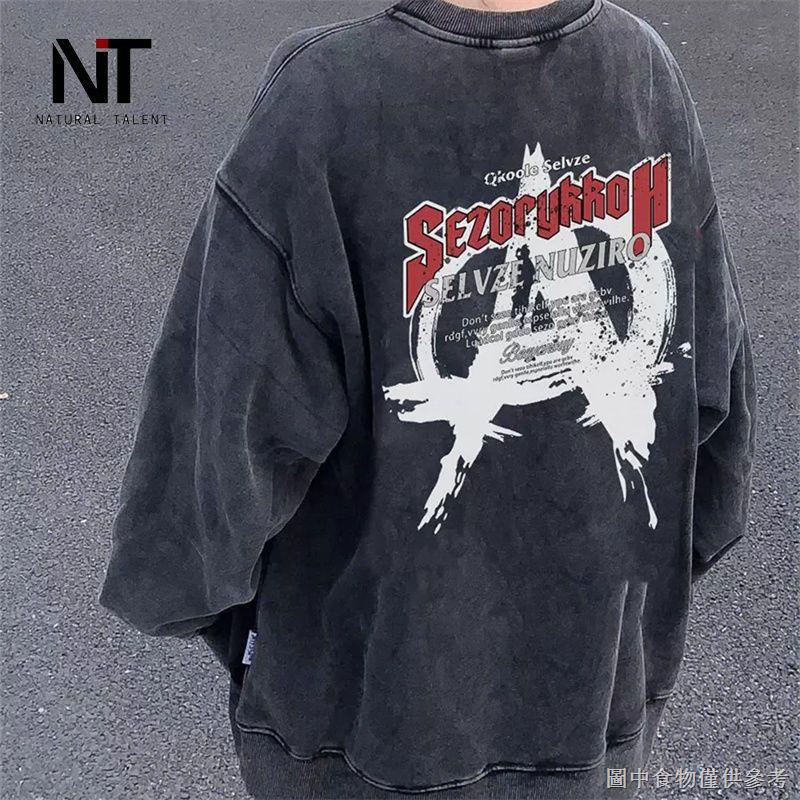 Áo Thun Tay Dài Có Túi Đeo Chéo Ngực Phong Cách Hip Hop Đường Phố Mùa Thu Cho Nam