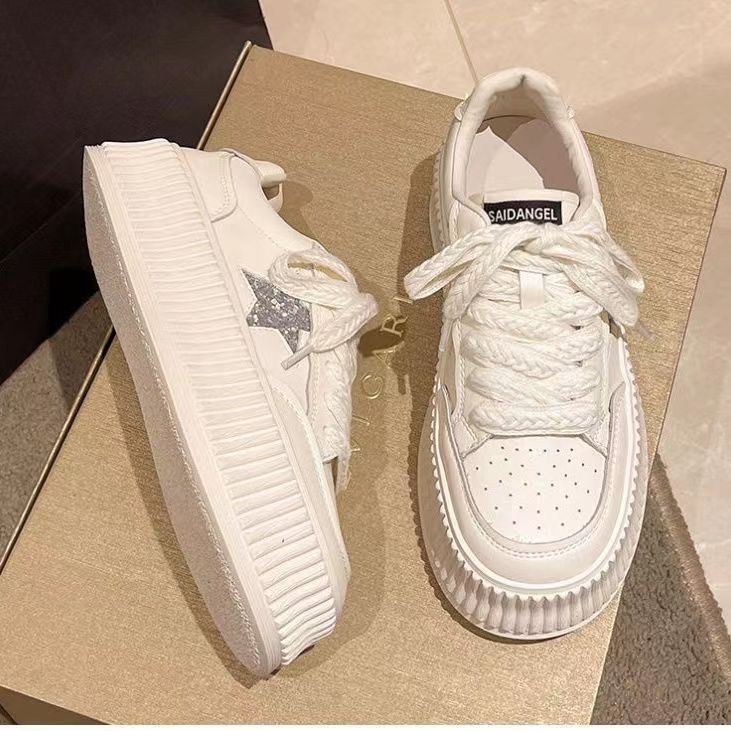 Giày Lười Đế Dày Mềm Mại Chống Trượt Họa Tiết Ngôi Sao Thời Trang Mùa Hè Cho Nữ