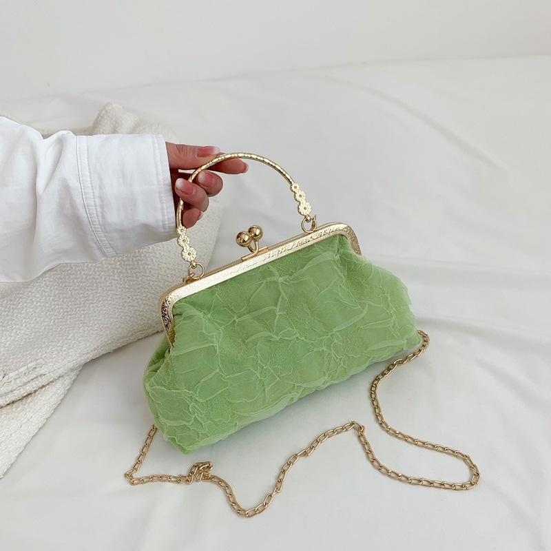 Túi Xách Đeo Vai Phối Dây Xích Thời Trang Mùa Xuân 2023 Dành Cho Nữ