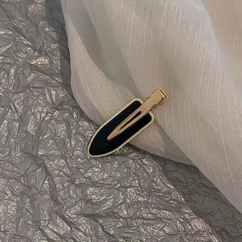 Xiao Xiangfeng Kẹp Tóc Hàn Quốc ins Bảng Đen Trắng Không Để Lại Dấu Hai Bên Mỏ Vịt c