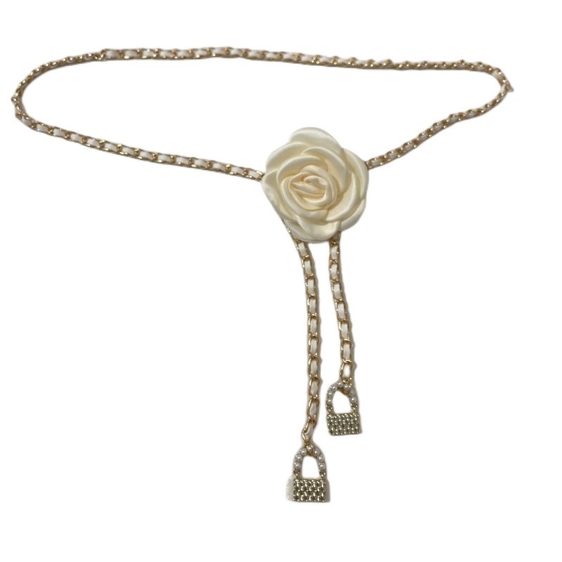 Thắt Lưng Chuỗi Xích Hình Hoa Thời Trang Cho Nữ