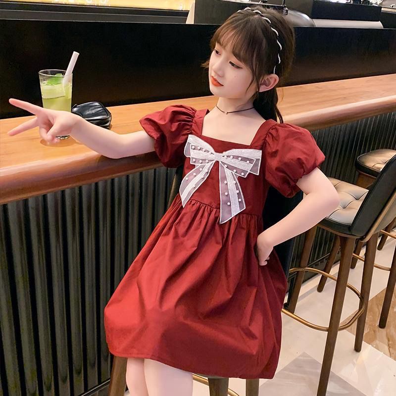 Hàng Có Sẵn ~ [Khuyến Mãi] Đầm Công Chúa Phong Cách Hàn Quốc Cá Tính Dành Cho Bé Gái