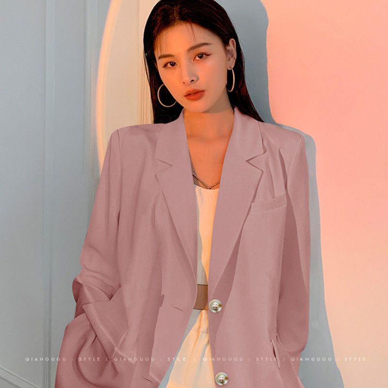 Hàng Bán Chạy Mới ~ Áo Khoác Dáng Rộng Phong Cách Retro Hàn Quốc