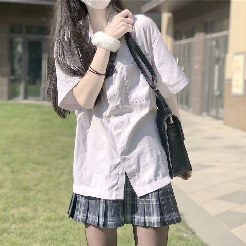 Áo Sơ Mi Dáng Rộng Phong Cách Hàn Quốc Thời Trang Mùa Hè Cho Nữ