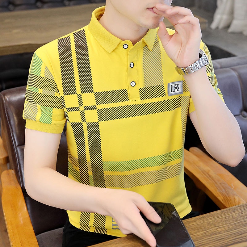 Áo Thun Polo Cotton Tay Ngắn Phong Cách Thời Trang Mùa Hè Mới Cho Nam Giới [20% Off]