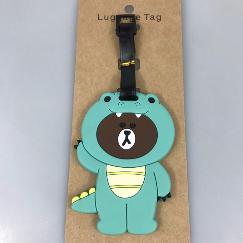 Thẻ Gắn Hành Lý Hành Lý Hình Gấu Hoạt Hình Dễ Thương