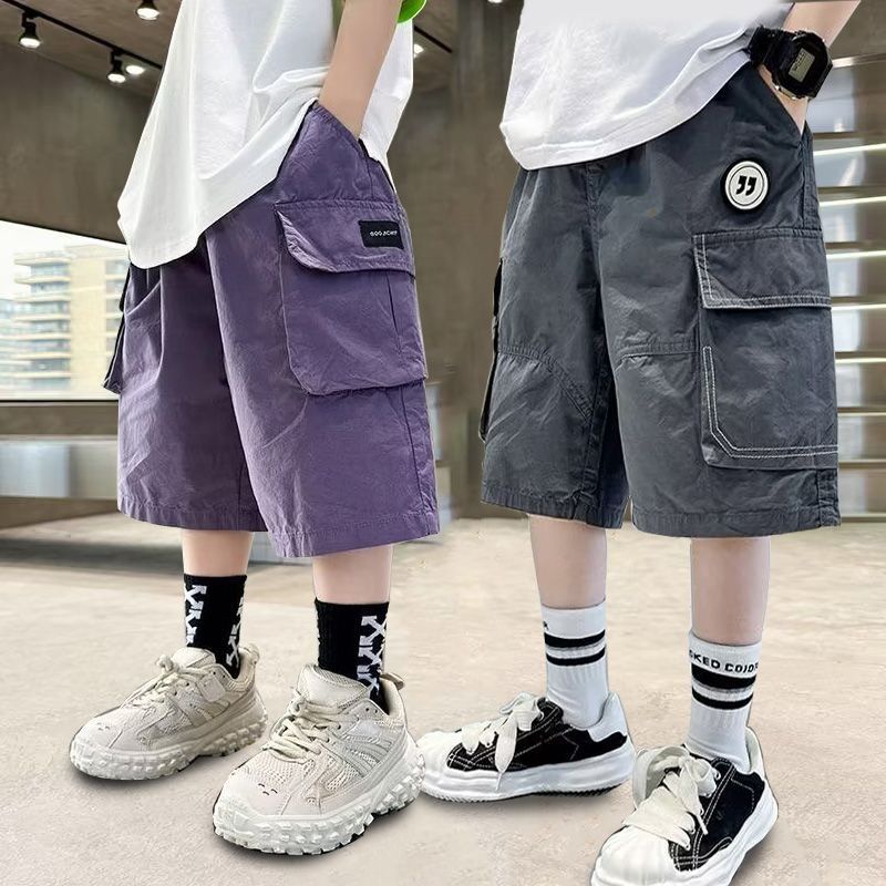 Quần Kaki Lửng Mỏng Thời Trang Mùa Hè Dành Cho Bé Trai