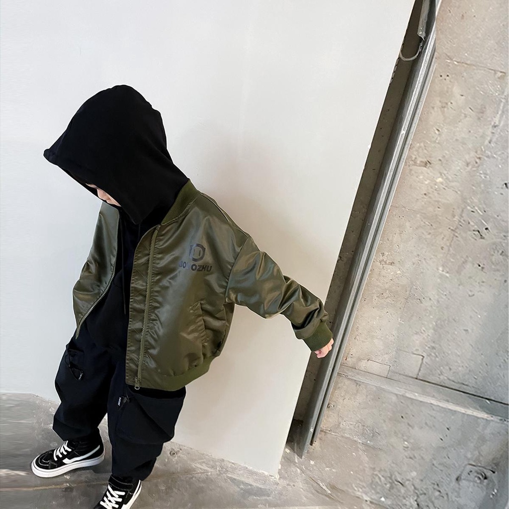 Hàng Mới Về Áo Khoác Bóng Chày Tay Dài Cỡ Vừa Thời Trang Xuân Thu 2023 Cho Bé Trai