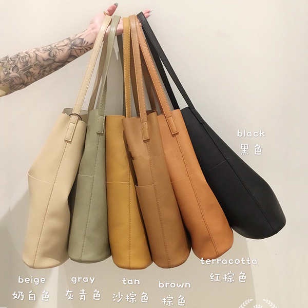 Túi tote Da Mềm Nhiều Màu Sắc Sức Chứa Lớn Phong Cách Canada Oak + Fort