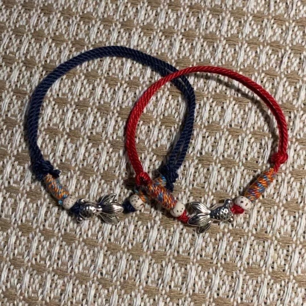 Vòng Tay Hình Cá Koi Tây Tạng Thiết Kế Đơn Giản Cho Cặp Đôi 8.4