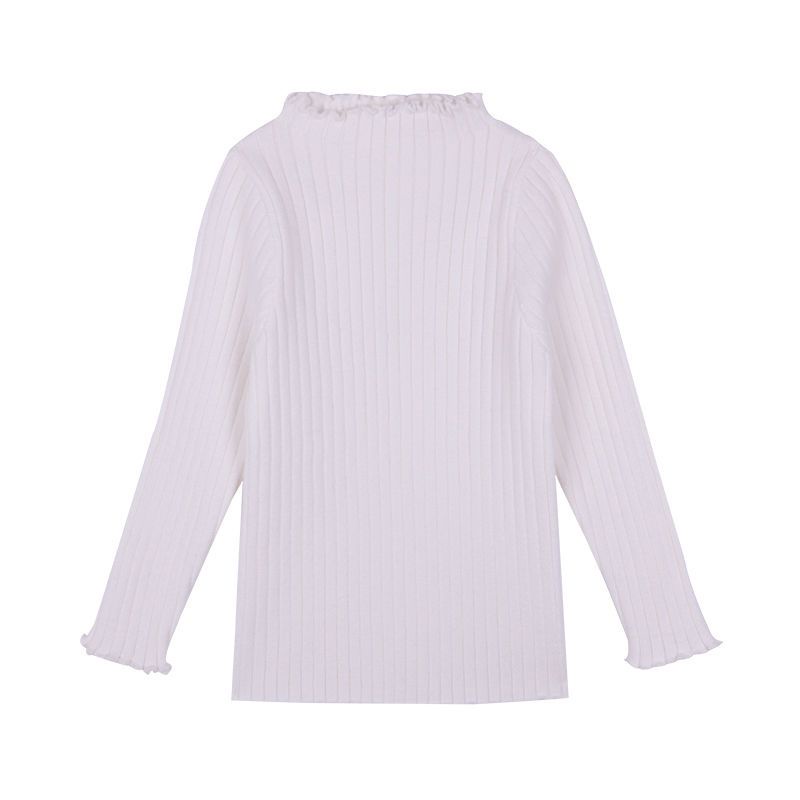 Áo Sweater Dệt Kim Dày Chui Đầu Thời Trang Thu Đông Dễ Phối Đồ Phong Cách Mới Cho Bé Gái