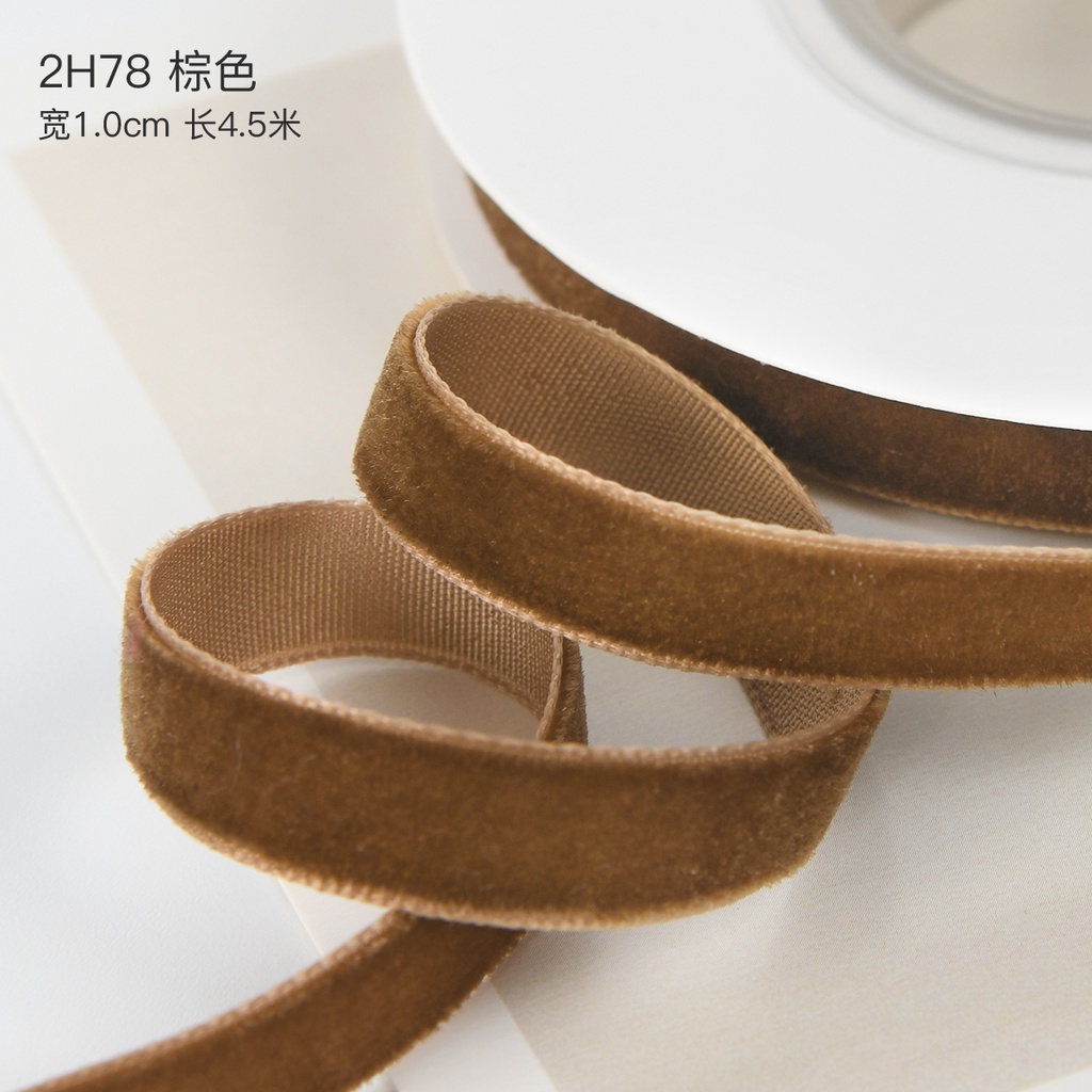 Nhung Ruy Băng Nơ DIY Chất Liệu Nhung Đỏ Trang Trí Ruy Băng Phụ Kiện Tóc Phụ Kiện Ruy Băng Đổ Xô Ruy Băng