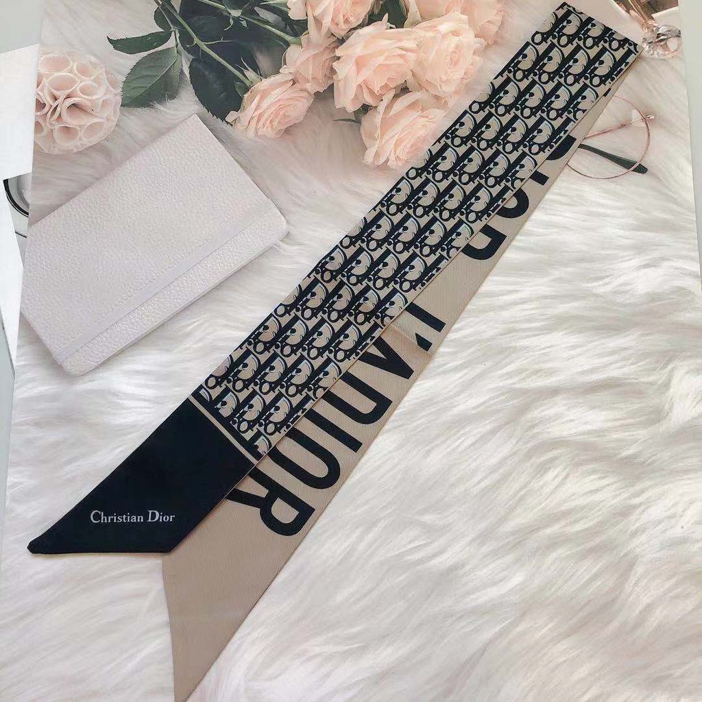 Khăn Quàng Cổ Nhỏ Bằng Lụa Mỏng Chống Nắng Bảo Vệ Cổ Kiểu Pháp Cổ Điển Mùa Hè Cho Nữ n