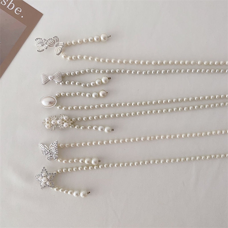 Thắt Lưng Chuỗi Hạt Ngọc Trai Cao Cấp Thời Trang Mùa Hè Dành Cho Nữ