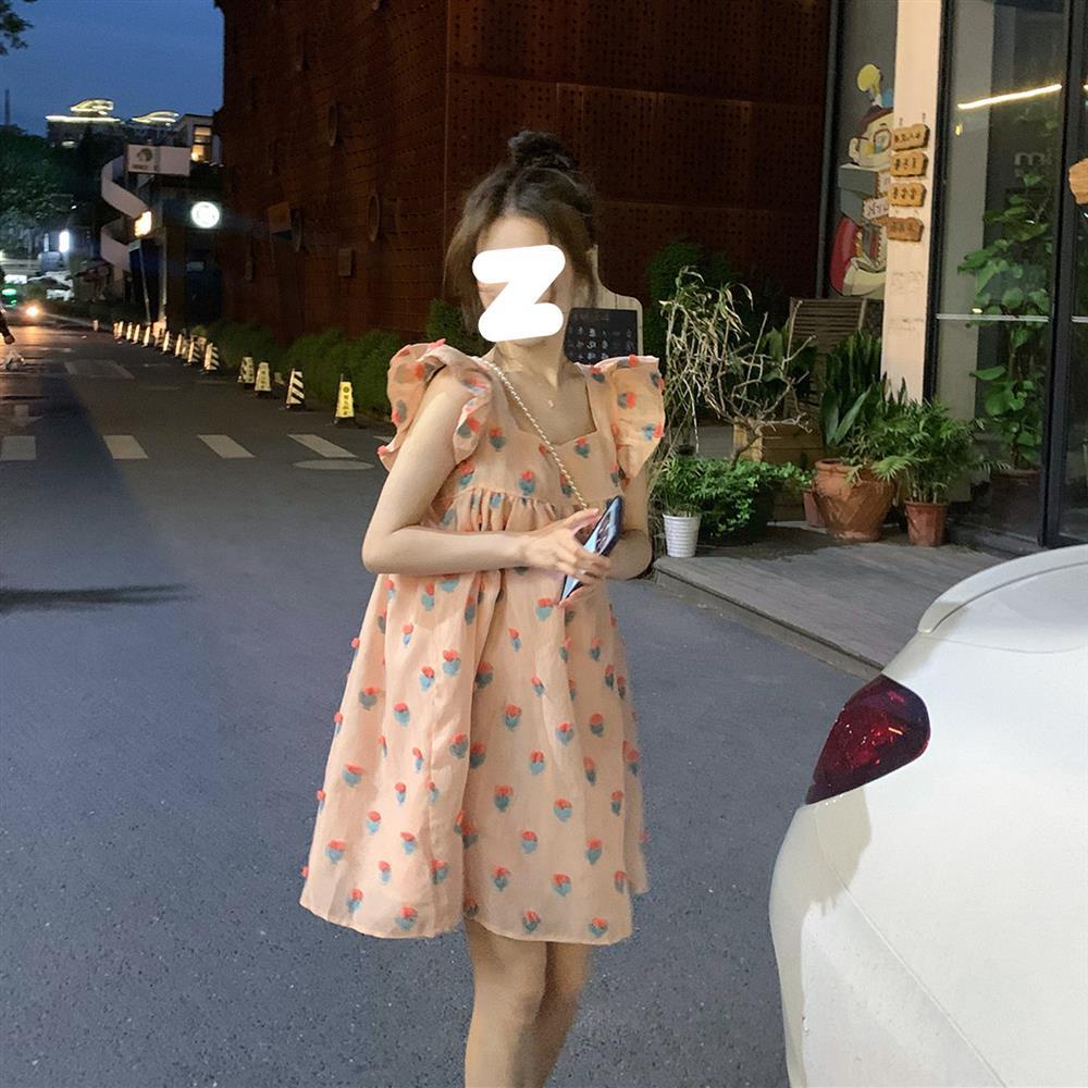 Đầm Hai Dây Mùa Hè Tay Bay Kiểu Dáng Ngọt Ngào Nhẹ Nhàng Cho Nữ