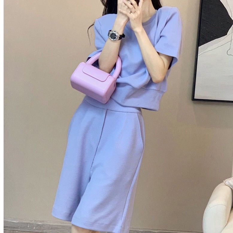 Bộ Đồ Thể Thao Hai Mảnh Thời Trang Mùa Hè Cho Nữ Y2k