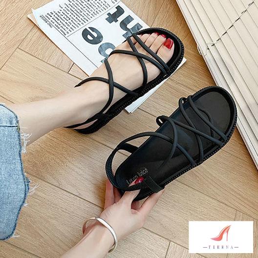 Sandal Đi Biển Đế Dày Phong Cách Hàn Quốc Thời Trang Mùa Hè 2023 Mới Cho Nữ