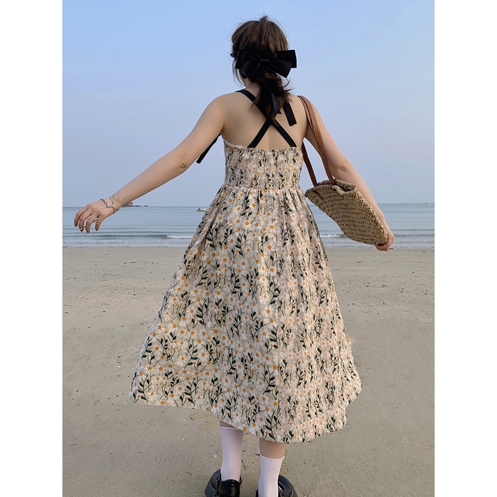 Set Áo Khoác Và Đầm Hai Dây Dáng Chữ A Dài In Họa Tiết Cô Gái Ngọt Ngào Thời Trang Xuân Hè Cho Nữ Plus Size