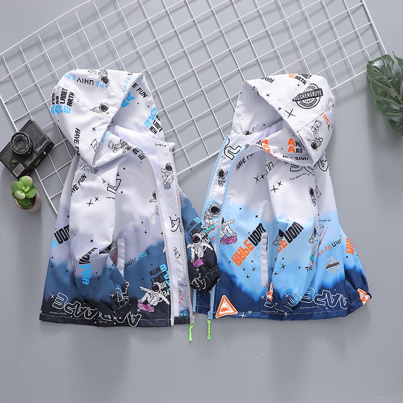 Áo Khoác Chống Gió Phong Cách Thời Trang Mới 2023 Cho Bé Trai