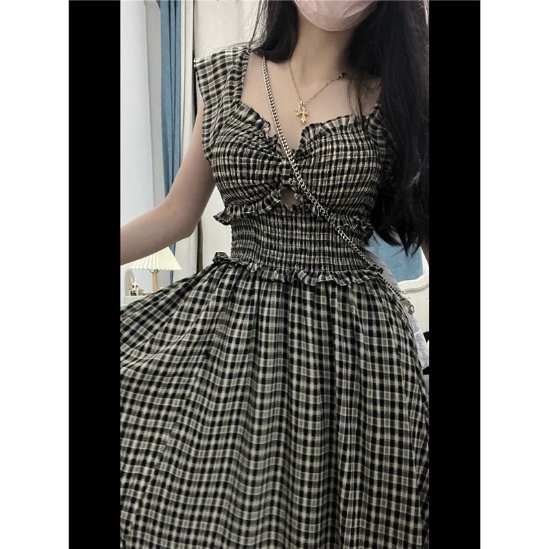 [Bán Chạy] Đầm Dài Dáng Ôm Không Dây Hở Vai Kiểu Pháp Hepburn Thời Trang Mùa Hè Cho Nữ