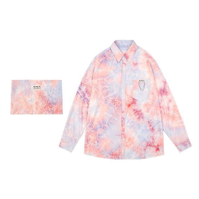 Áo Sơ Mi Tay Dài Nhuộm Màu Phong Cách Hong Kong Cổ Điển Thời Trang Cho Nữ