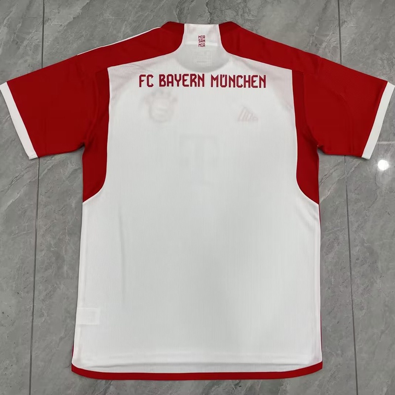 Áo Thun Thể Thao Bóng Đá Chất Lượng Cao 2324 Bayern: S-2XL