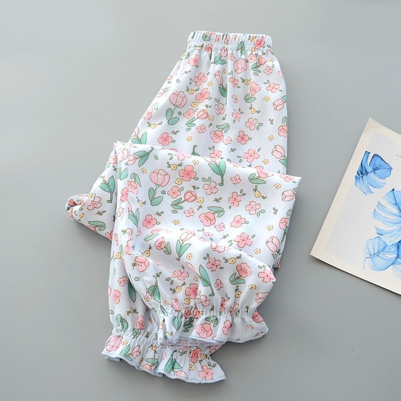 Quần Dài Chống Muỗi Dáng Rộng Phong Cách Thời Trang Mới 2023 Dành Cho Bé Gái