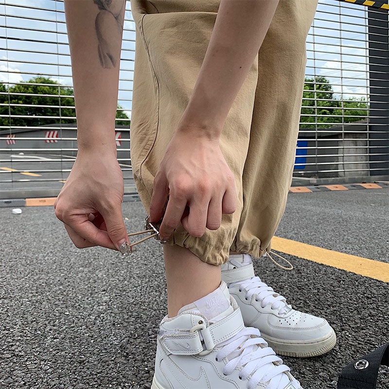 Quần Yếm Dây Rút Dáng Rộng Ôm Chân Có Thể Điều Chỉnh Phong Cách Mới Cao Cấp Thường Ngày Cho Bố Dan