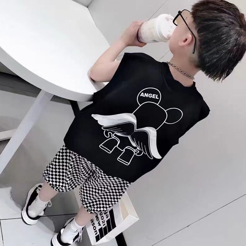 Bộ Quần Áo Vest Phong Cách Mới Mùa Hè 2023 Cho Bé Trai