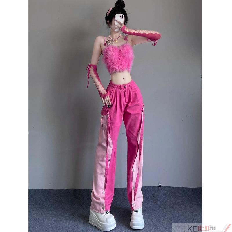 Quần Yếm Lắp Ráp Phong Cách Mỹ Hàng Mới 2023 Dành Cho Nữ