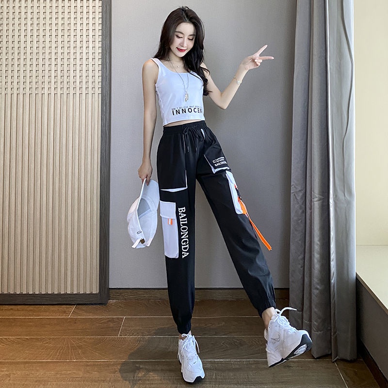 Quần Yếm Dáng Rộng Nhiều Túi Phong Cách Mới Mùa Hè Hợp Thời Trang Cho Nữ