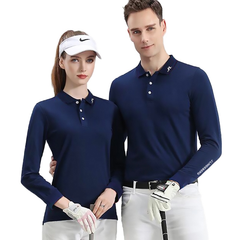 Áo Thun polo Tay Dài Thoáng Khí Nhanh Khô Thời Trang Mùa Thu Cho Nam