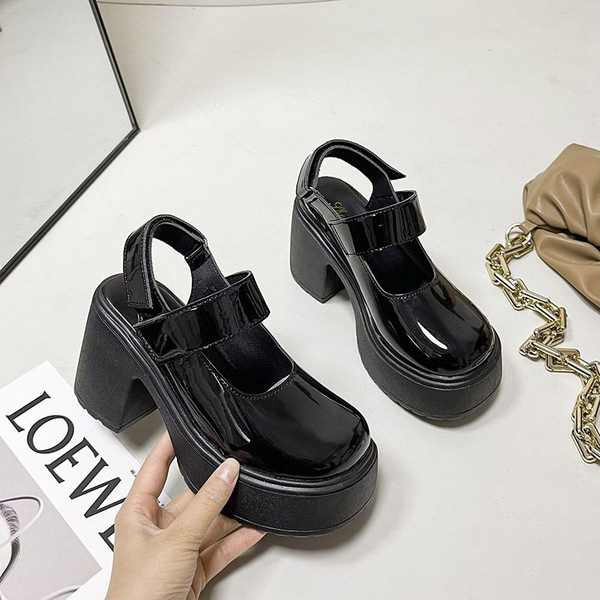 Giày cao gót nữ lolita mary jane giày da nữ