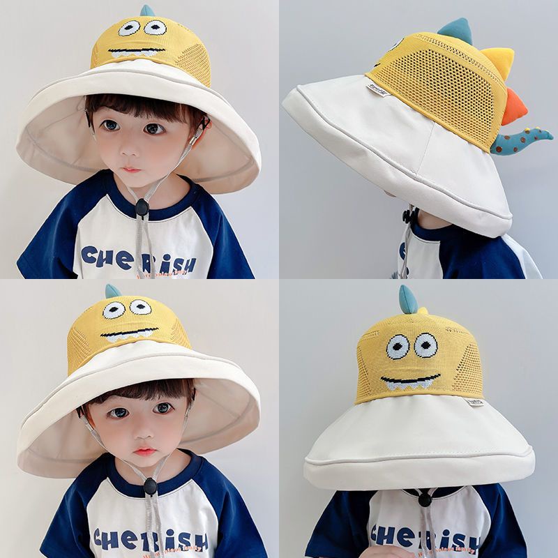 Nón Tai Bèo Vành Rộng Chống Nắng Kiểu Hàn Quốc Dễ Thương Cho Bé