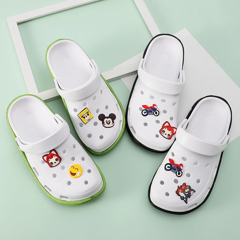 Giày Đục Lỗ Đế Dày Chống Trượt Mùa Hè Dễ Thương Cho Nữ Sinh