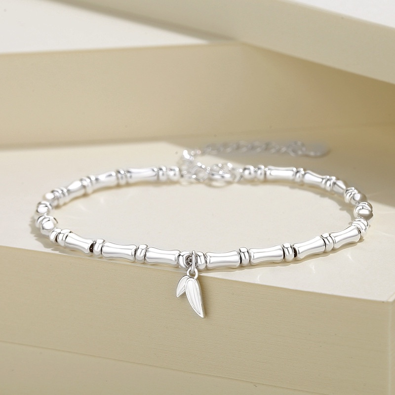 Vòng Đeo Tay Bạc S925 Thiết Kế Đơn Giản Dễ Phối Đồ Thời Trang Cho Nữ