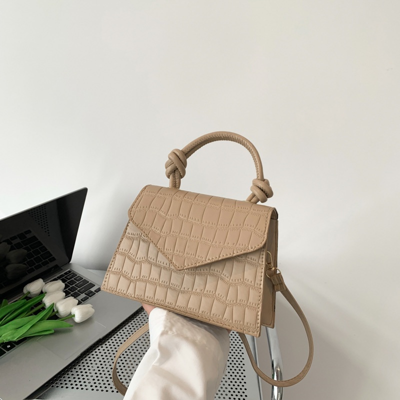 Ba Lô Đeo Vai Hình Vuông Cỡ Nhỏ Họa Tiết Vân Đá Thời Trang Xuân Hè 2023 Cho Nữ