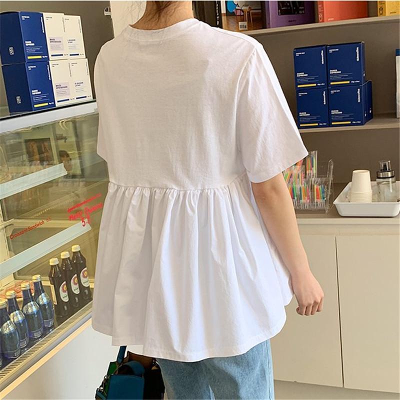 Áo Thun Nữ Tay Ngắn Viền Bèo